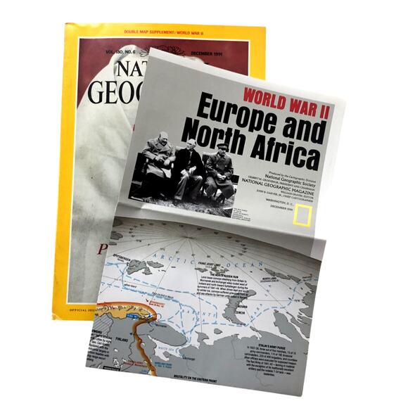 National Geographic Vol 180 No.6 Dec1991 Maps Pearl Harbor - Picture 4 of 4